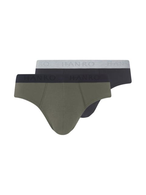 HANRO Cotton Essentials 2-Pack Cotton Briefs