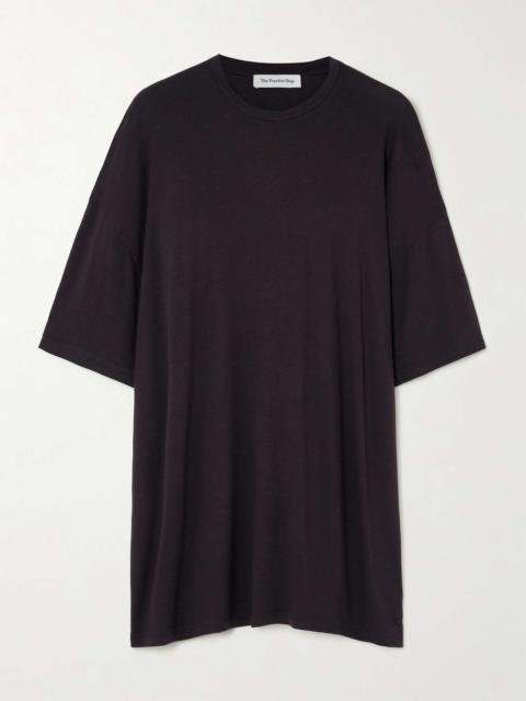 Ella oversized stretch-jersey T-shirt