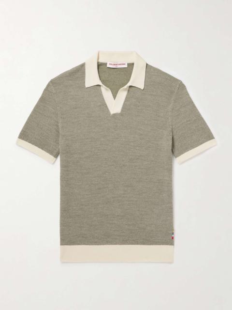 ORLEBAR BROWN Horton Slim-Fit Merino Wool Polo Shirt