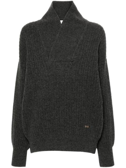 Victoria Beckham wrap-detail sweater