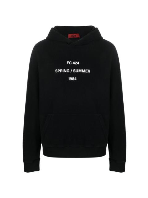 424 embroidered-logo detail hoodie