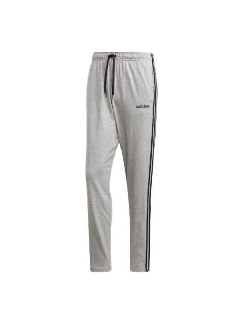 adidas Printing Knit Drawstring Sports Pants Gray DQ3079