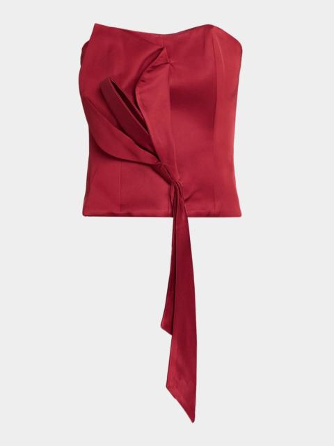 JBQ Almaris Strapless Satin Top