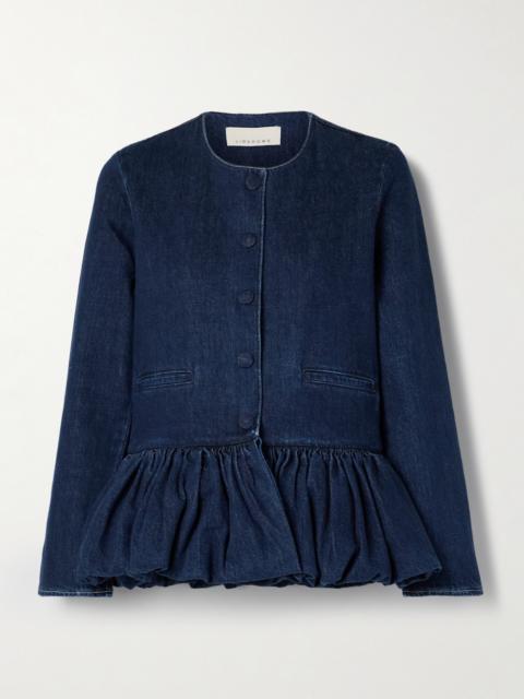 LIBEROWE Denim Peplum Jacket