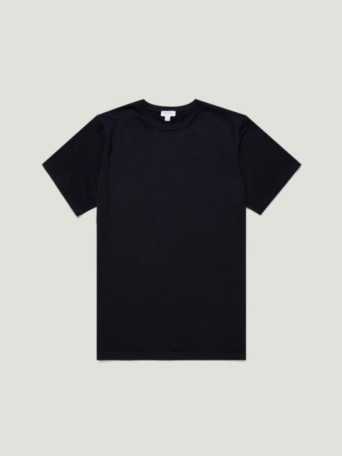 Sunspel Sea Island Cotton Knit T‑shirt