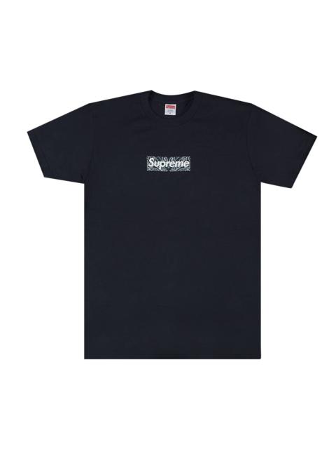 Supreme Bandana Box Logo Tee 'Navy'