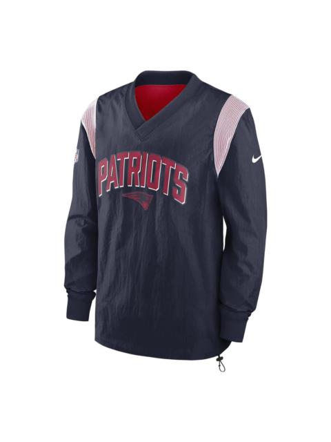 Nike Athletic Stack NFL New England Patriots Pullover Jackets 'Navy Red' NS34069K8K-5RL