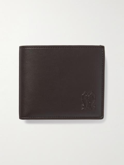 Brunello Cucinelli Logo-Debossed Leather Wallet
