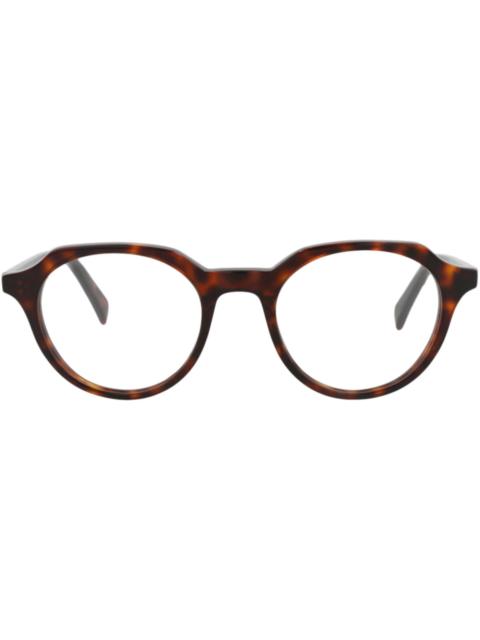CELINE Celine Round-Frame Acetate Optical Frames Havana Havana Transparent (CL50062I-49-052)