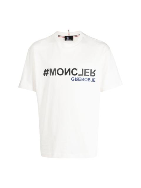Moncler Grenoble logo-stamp cotton T-shirt