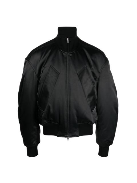 drop-shoulder bomber jacket
