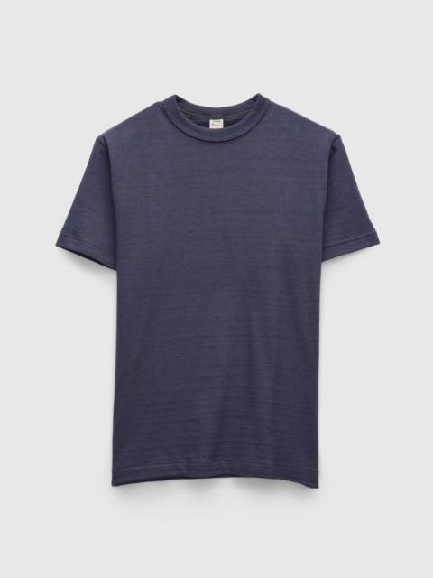 Warehouse & Co. 4601 Loopwheel Tee in Navy