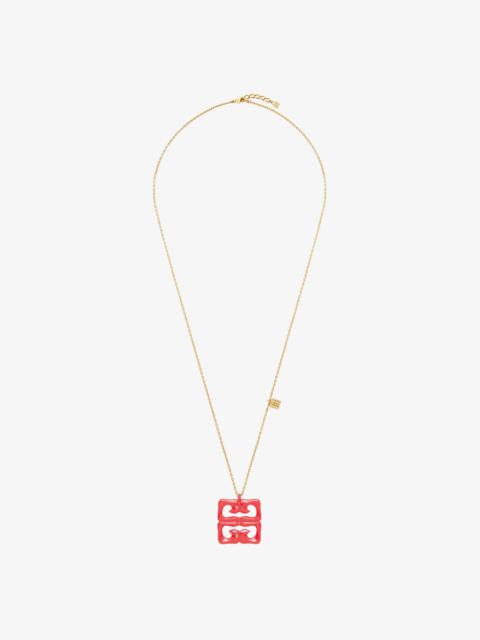 Givenchy 4G LIQUID NECKLACE IN METAL AND RESIN