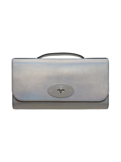 Mulberry Lily Metallic Lizard Clutch