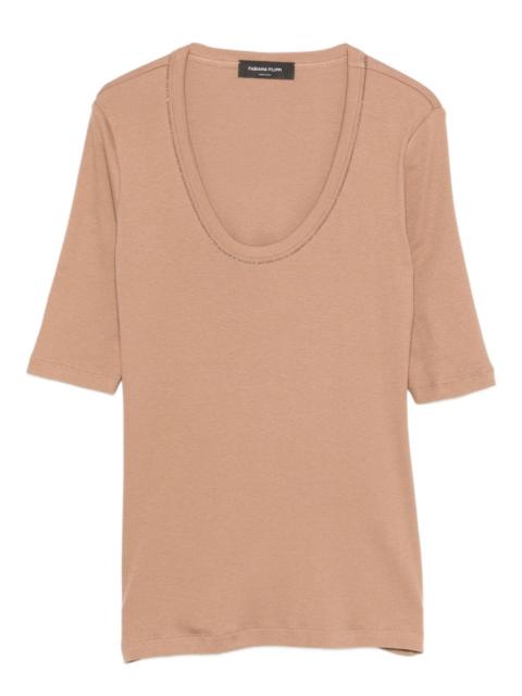 FABIANA FILIPPI embellished neckline top
