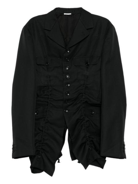 Comme des Garçons Homme Plus ruched-detail jacket
