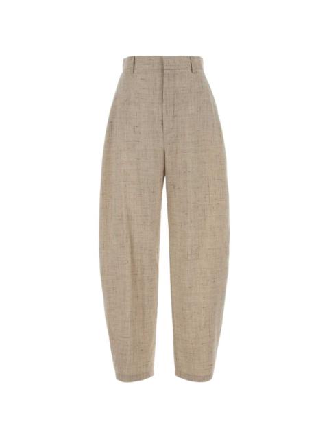 Moschino melange tailored trousers