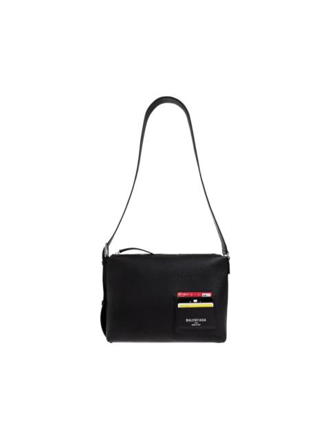 BALENCIAGA credit leather shoulder bag