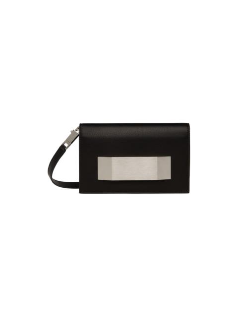Rick Owens Black Calfskin Clutch