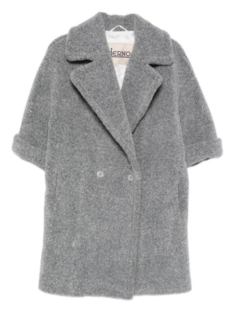 Herno Melange teddy coat