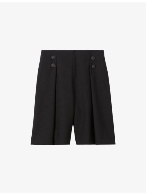 Claudie Pierlot Tailored Woven Bermuda Shorts