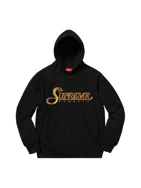 Supreme Supreme FW19 Week 8 Sequin Viper Hooded Sweatshirt SUP-FW19-780