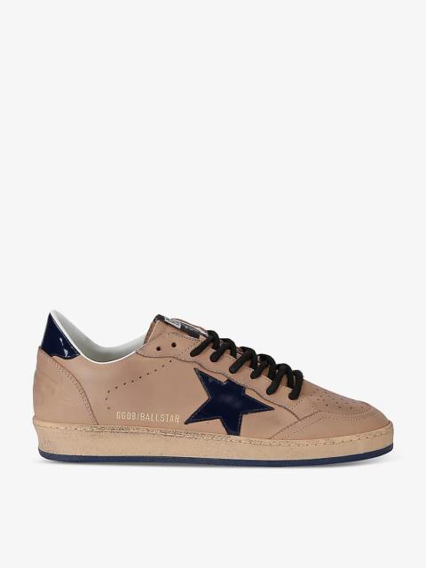 Ballstar star-appliquéd suede low-top trainers