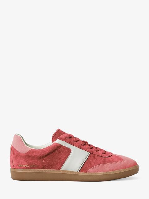 MICHAEL KORS Jovie Color-Block Suede Sneaker
