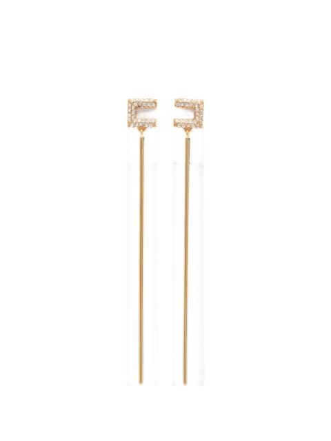 ELISABETTA FRANCHI Elisabetta Franchi Crystal-embellished Drop Earrings