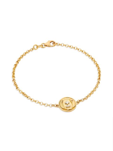 FOUNDRAE Women's Vivacity Two-Tone 18K Gold Charm Bracelet - Yellow Gold
