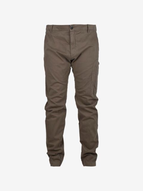 C.P. Company logo-patch tapered cargo pants