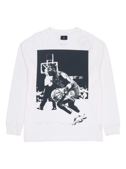 Jordan Air Jordan x union Crossover Round Neck Pullover 'White Black' DM2842-133