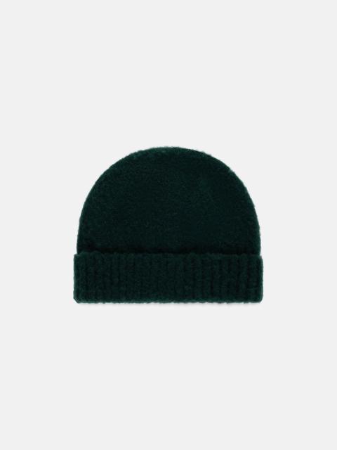 J. PRESS MADE-IN-SCOTLAND GREEN SHAGGY DOG BEANIE