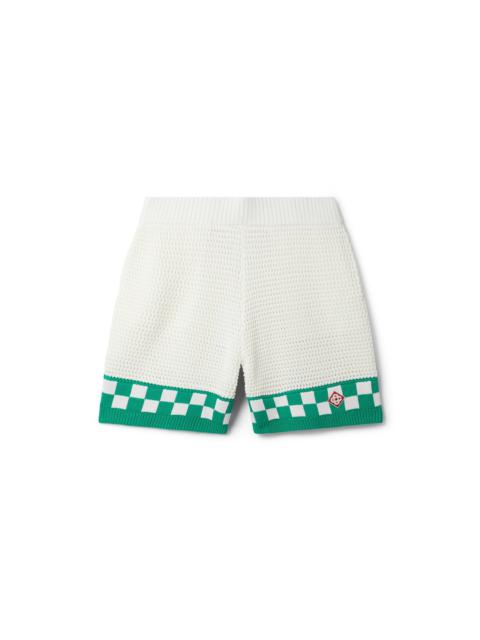 CASABLANCA Knitted Crochet Shorts
