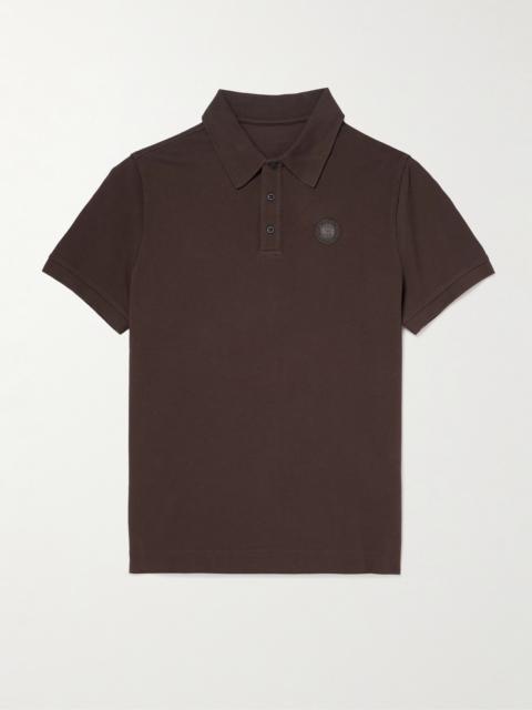 Canada Goose Beckley Logo-Appliquéd Cotton-Piqué Polo Shirt