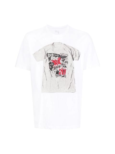 doublet graphic-print cotton T-shirt