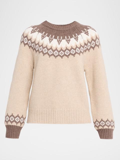 rag & bone Beth Fairisle Raglan Sweater