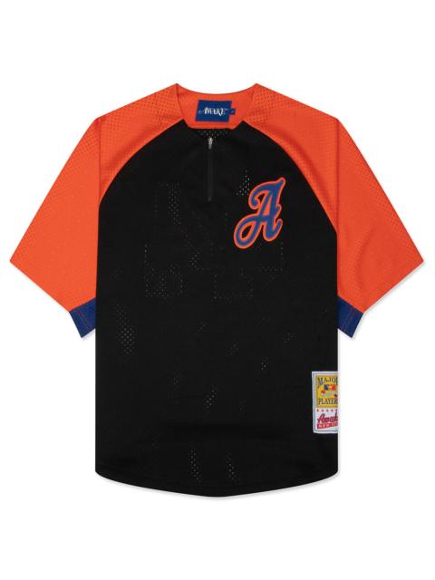 AWAKE NY ZIP BASEBALL PRACTICE JERSEY - BLACK