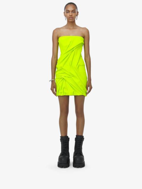Alexander McQueen Draped Mini Dress