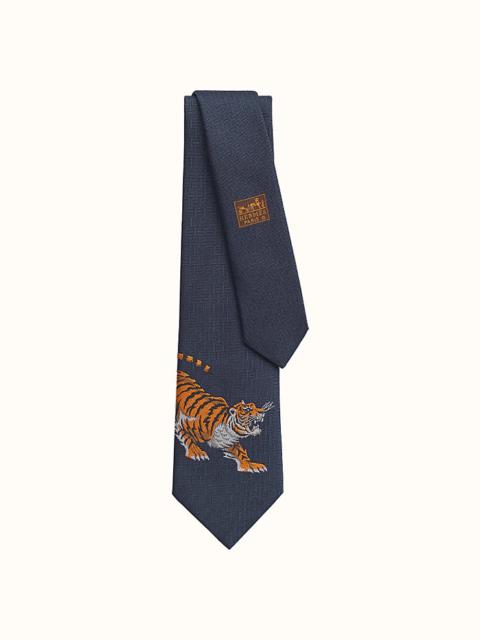 Hermès Tie 7 Tigre tie