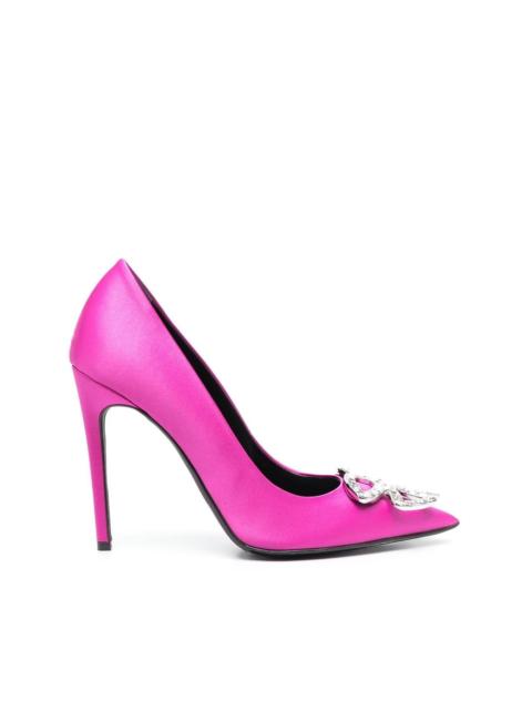 PINKO crystal-embellished 110mm pumps