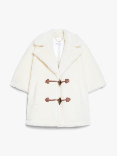 Max Mara GEORGE1 Teddy fabric oversized cape