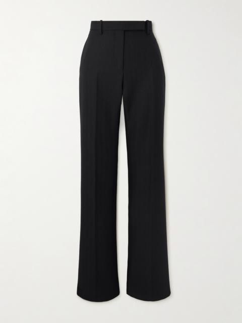 TOM FORD Herringbone Wool Straight-leg Pants
