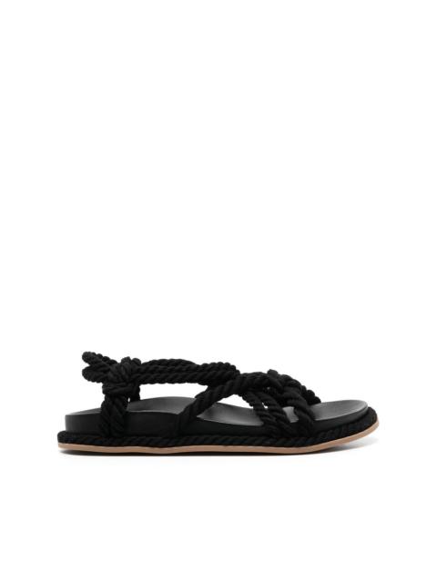 Suri twisted rope sandals