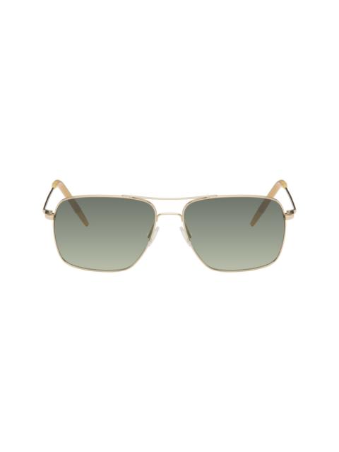 Oliver Peoples Gold Clifton Sunglasses