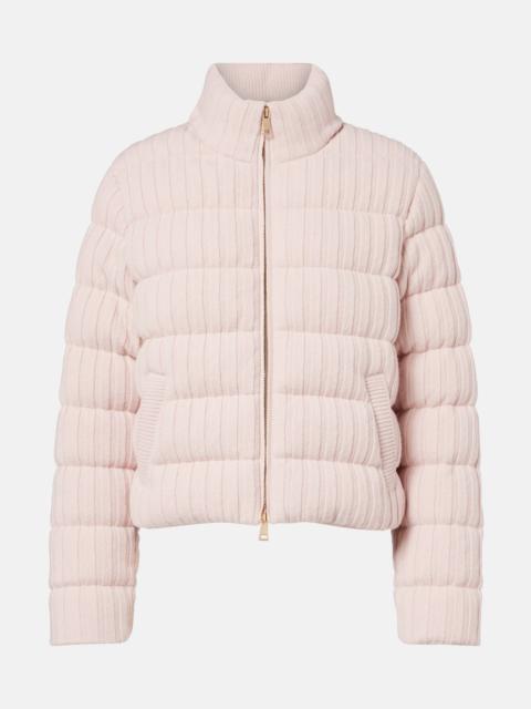 Moncler Wool and cashmere down cardigan