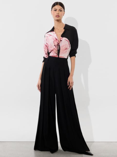 Alice + Olivia WILLA PLACKET TOP
