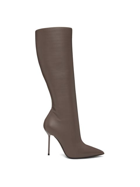 PARIS TEXAS Taupe Lidia Tall Boots