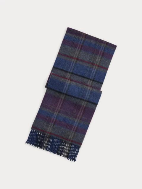 Polo Ralph Lauren Plaid Wool-Cashmere Scarf