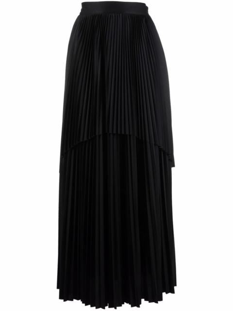 FABIANA FILIPPI layered pleated maxi skirt